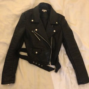 Urban Outfitters vegan pebbled leather jacket